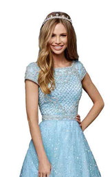 Sherri Hill 52276 Light Blue/Silver