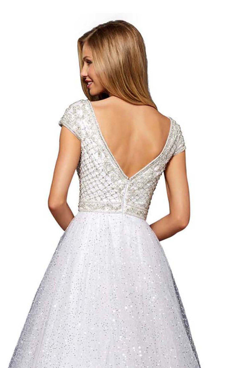 Sherri Hill 52276 Ivory/Silver