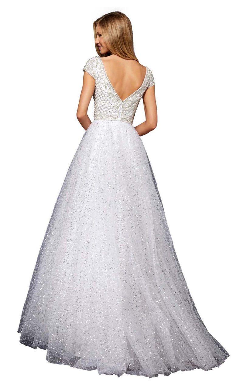 Sherri Hill 52276 Ivory/Silver