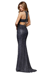 Sherri Hill 52328 Gunmetal