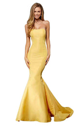 Sherri Hill 52390 Yellow