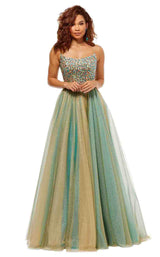 Sherri Hill 52404 Gold-Turq