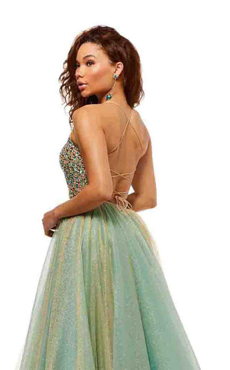 Sherri Hill 52404 Gold-Turq