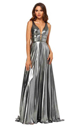 Sherri Hill 52421 Silver