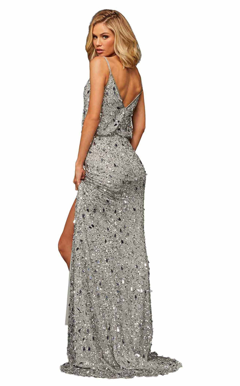 Sherri Hill 52452 Silver