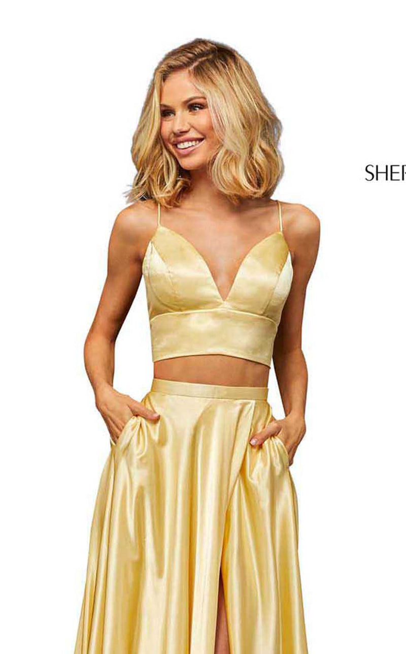 Sherri Hill 52488 Yellow