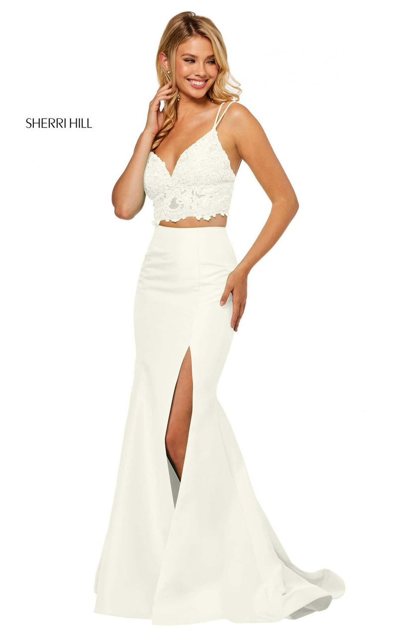 Sherri Hill 52493 Ivory