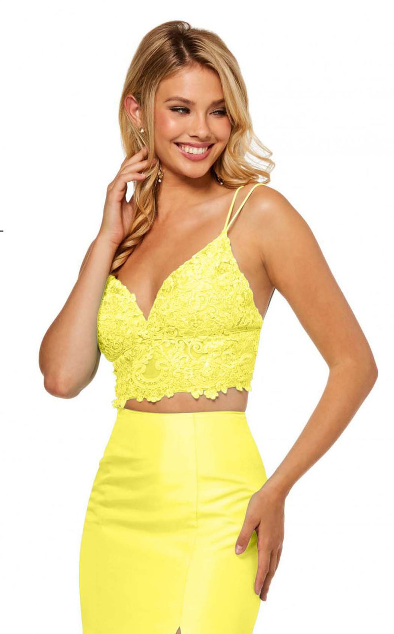 Sherri Hill 52493 Yellow