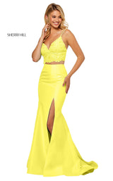 Sherri Hill 52493 Yellow