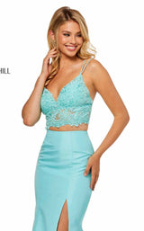 Sherri Hill 52493 Aqua