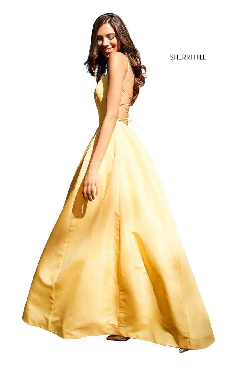 Sherri Hill 52495 Yellow