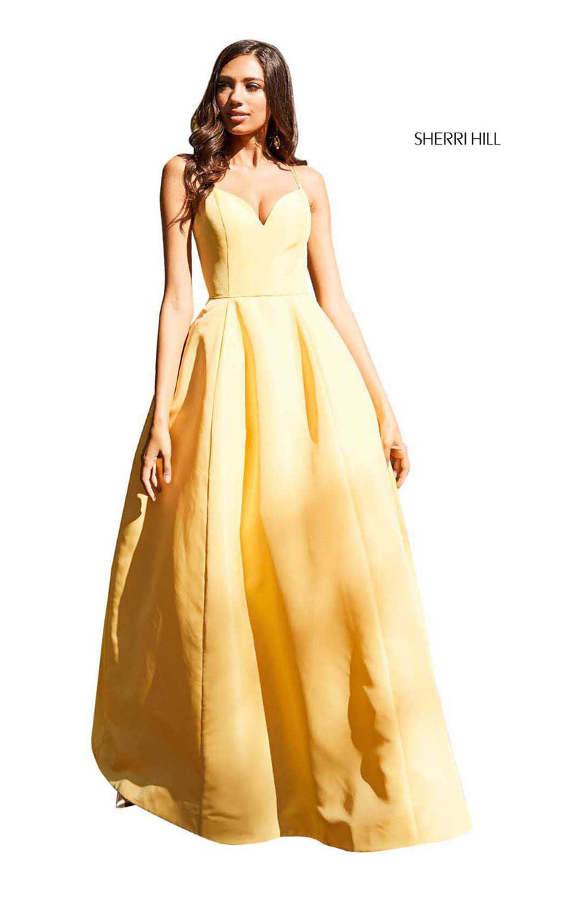 Sherri Hill 52495 Yellow