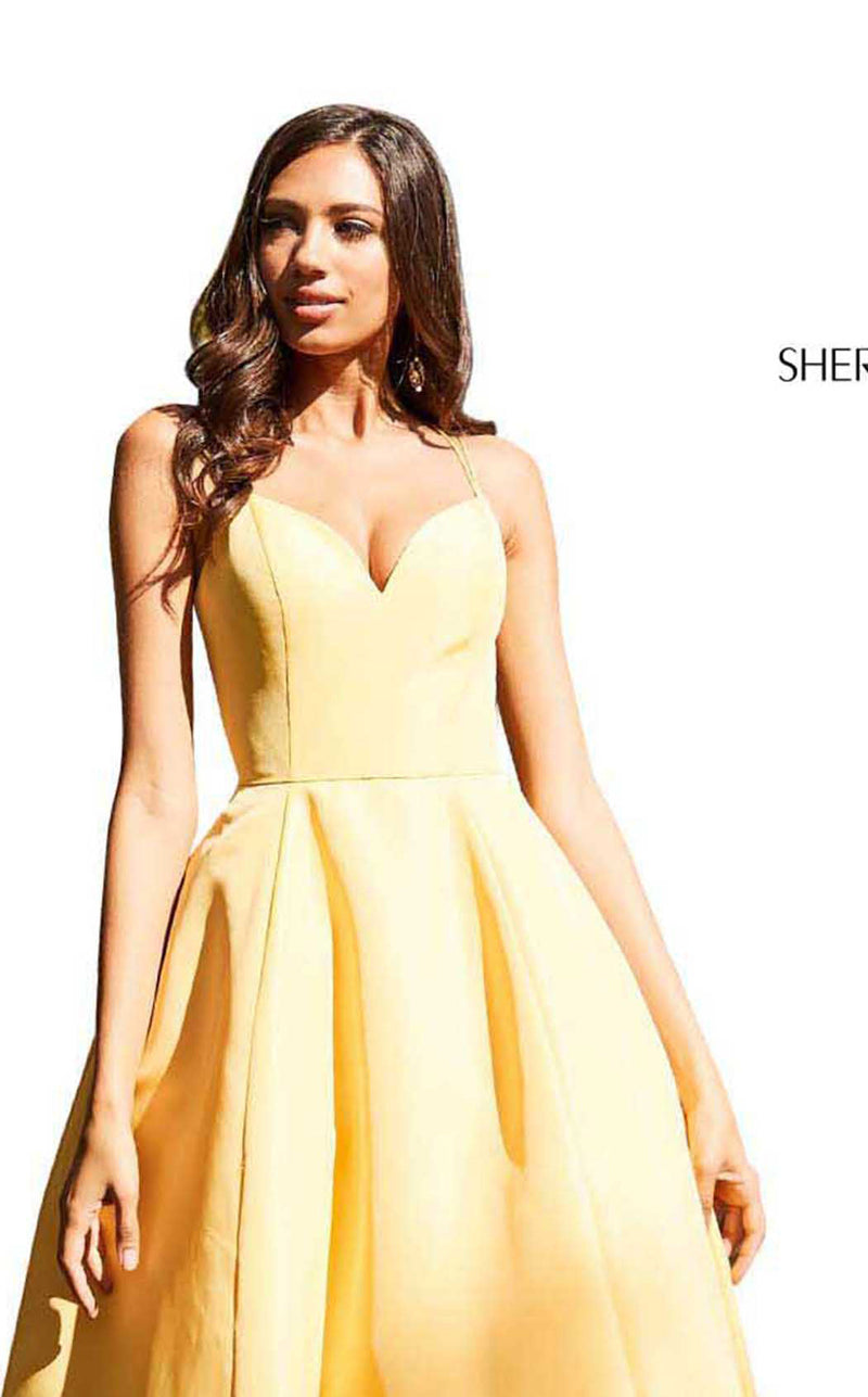 Sherri Hill 52495 Yellow