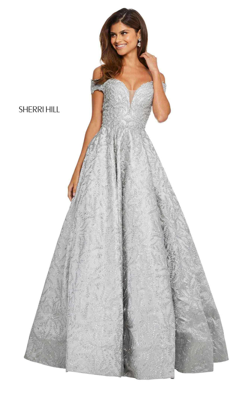 Sherri Hill 52507 Silver