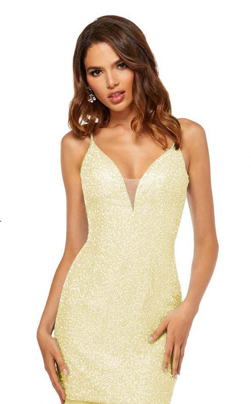 Sherri Hill 52592 Yellow