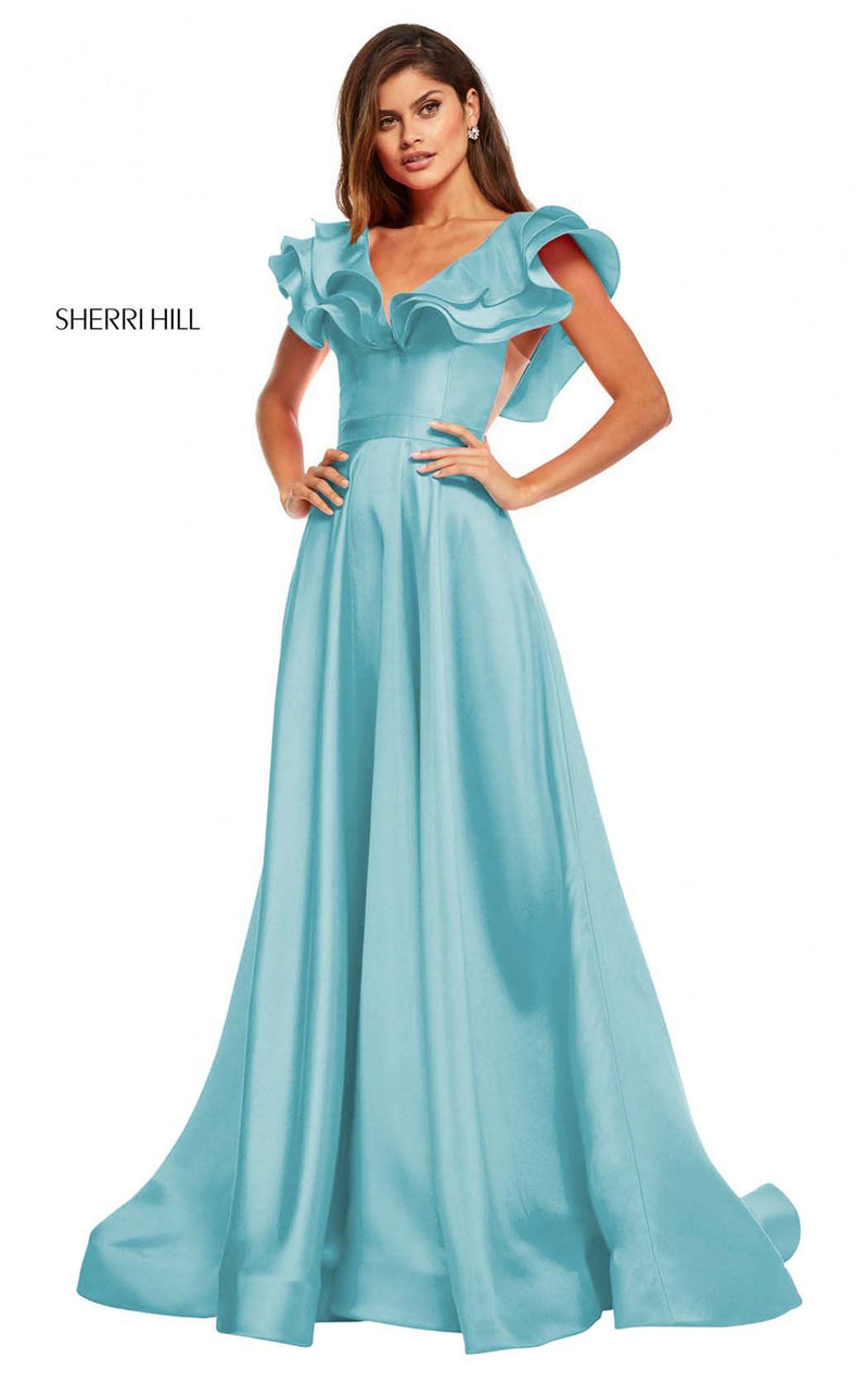 Sherri Hill 52595 Light Blue