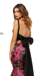 Sherri Hill 52628 Black Print