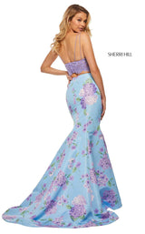 Sherri Hill 52635 Lilac-Light-Blue-Print