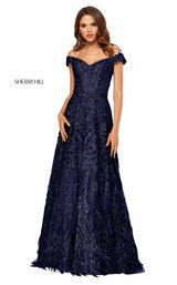 Sherri Hill 52650 Navy