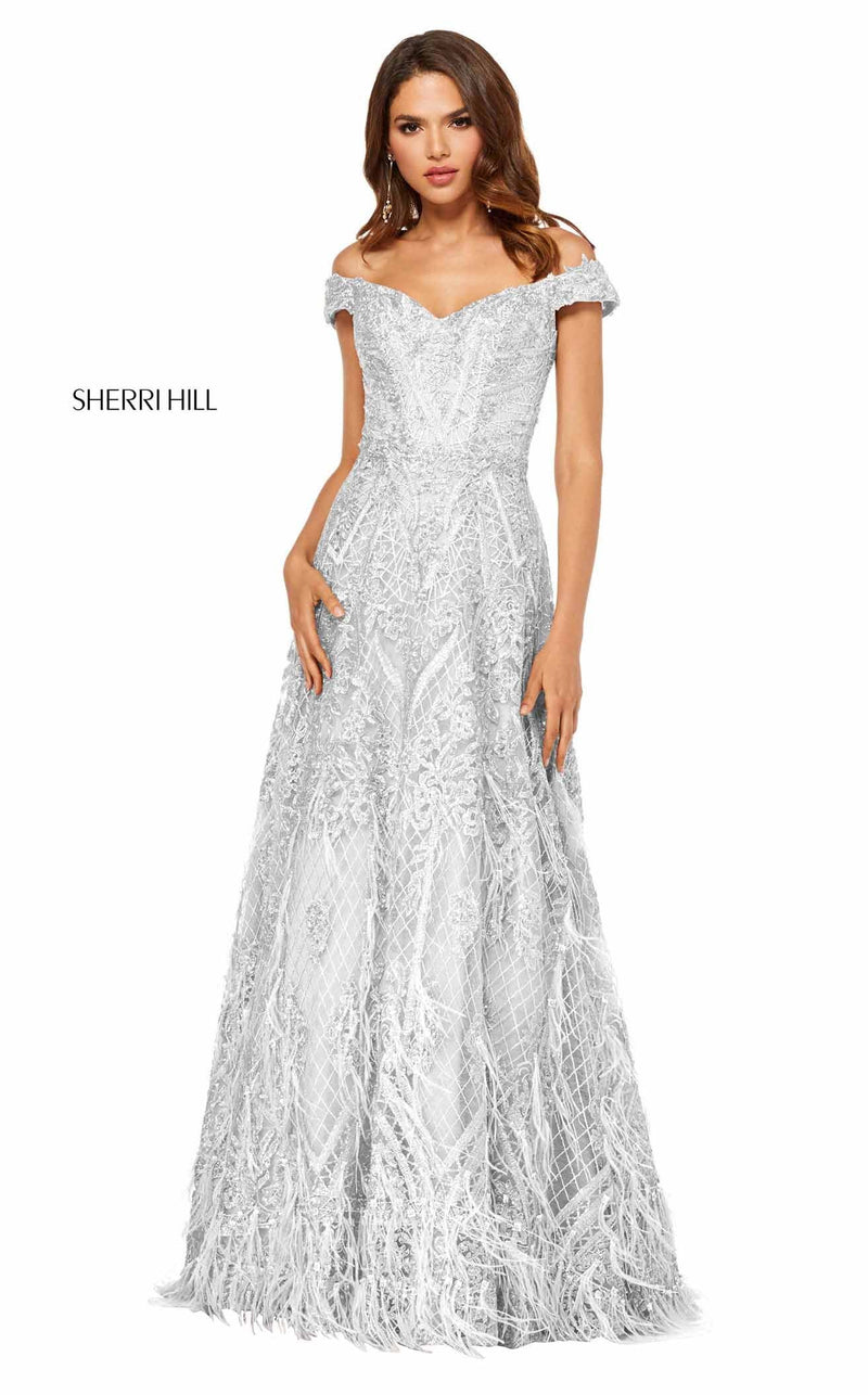 Sherri Hill 52650 Silver