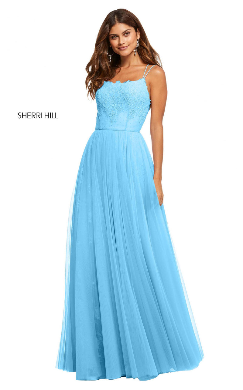 Sherri Hill 52652 Light Blue