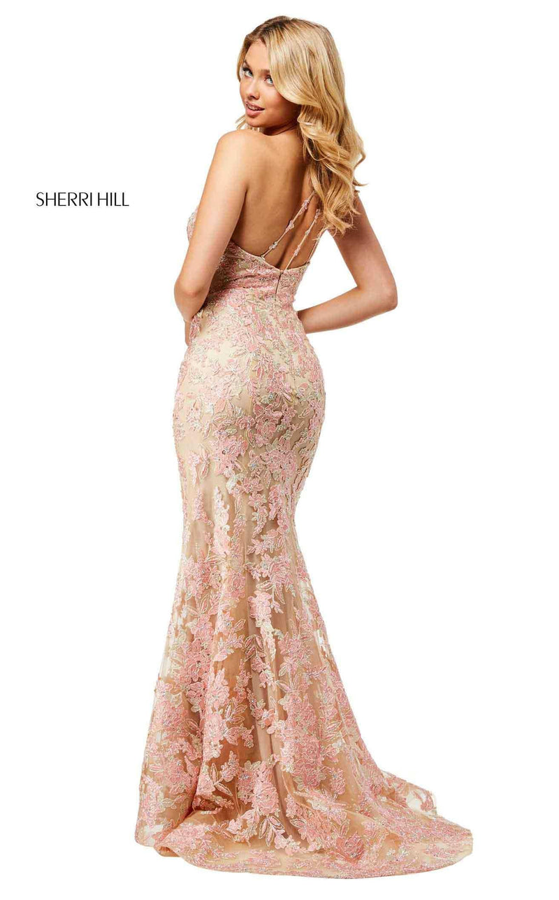 Sherri Hill 52654 Nude-Peach