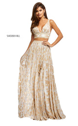 Sherri Hill 52664 Ivory/Gold