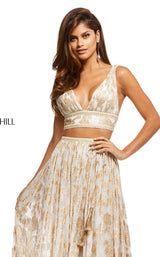 Sherri Hill 52664 Ivory/Gold