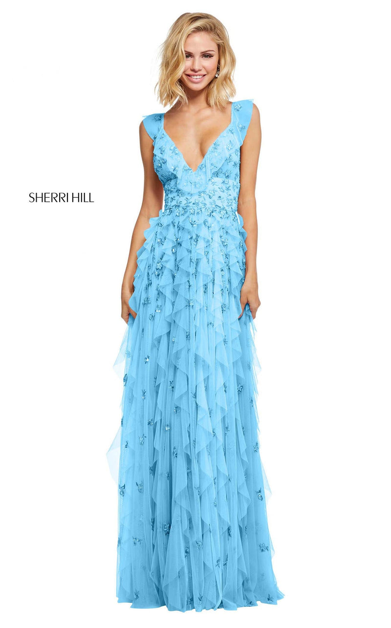 Sherri Hill 52668 Light Blue