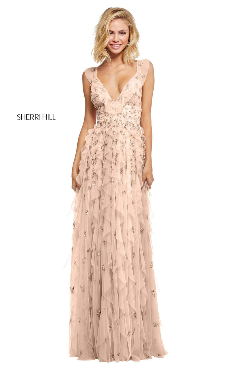 Sherri Hill 52668 Nude