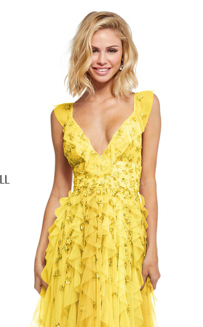 Sherri Hill 52668 Yellow