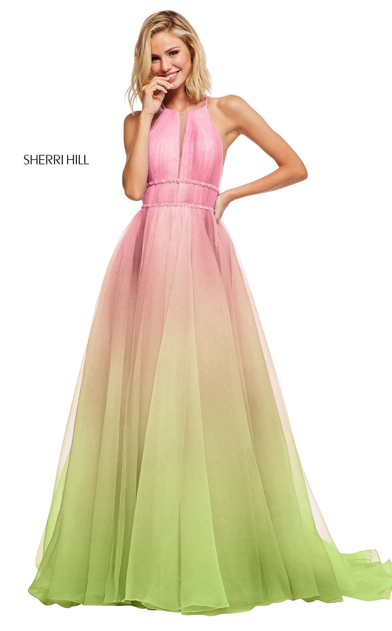 Sherri Hill 52711 Pink-Green