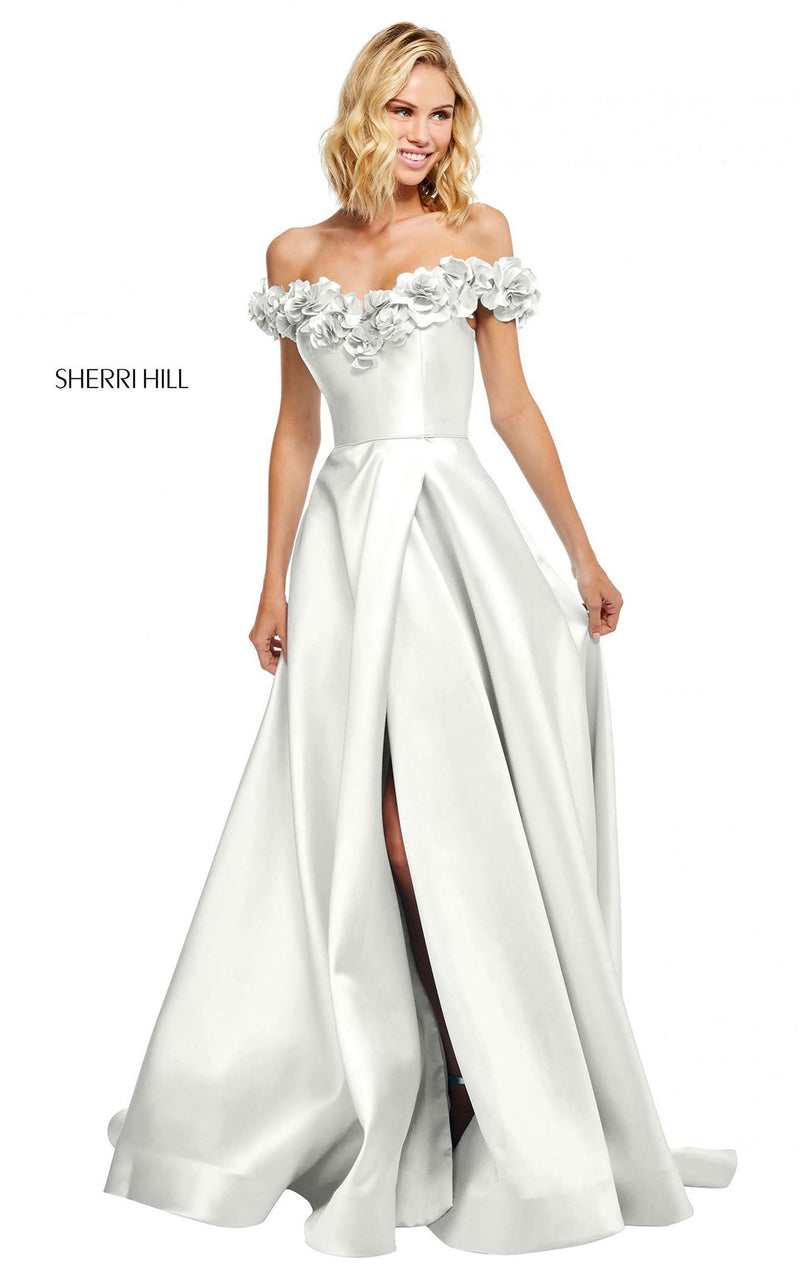 Sherri Hill 52712 Ivory