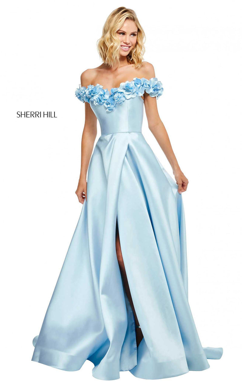 Sherri Hill 52712 Light Blue