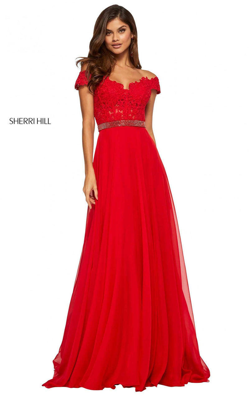 Sherri Hill 52729 Red