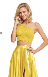 Sherri Hill 52730 Yellow