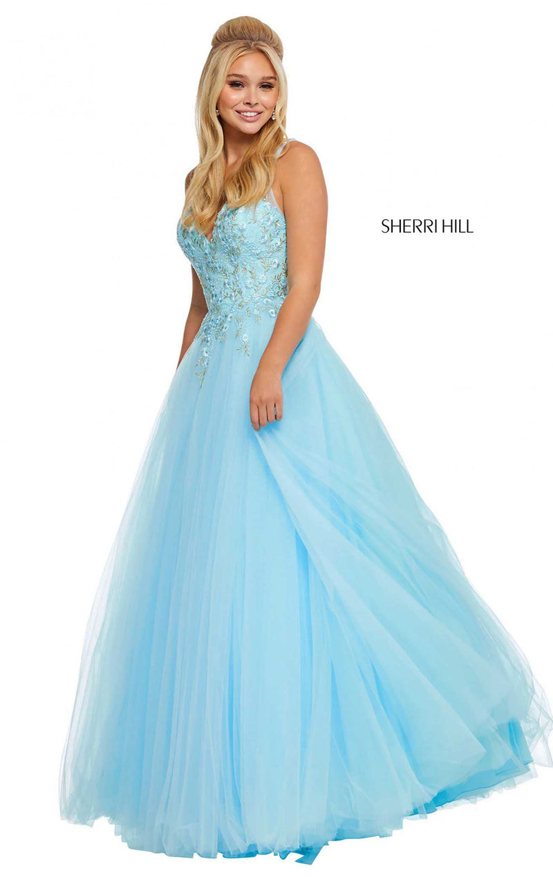 Sherri Hill 52738 Light Blue