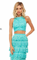 Sherri Hill 52777 Aqua