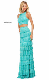 Sherri Hill 52777 Aqua