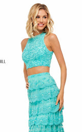 Sherri Hill 52777 Aqua