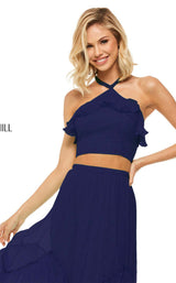 Sherri Hill 52798 Navy