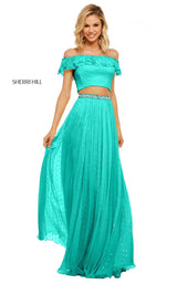 Sherri Hill 52800 Aqua