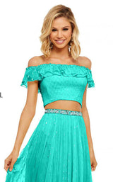 Sherri Hill 52800 Aqua