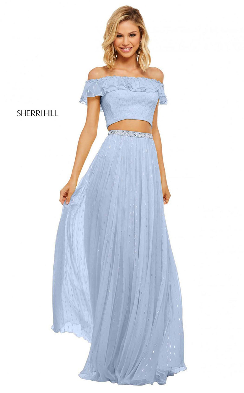 Sherri Hill 52800 Light Blue