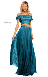 Sherri Hill 52800 Turquoise