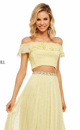 Sherri Hill 52800 Yellow