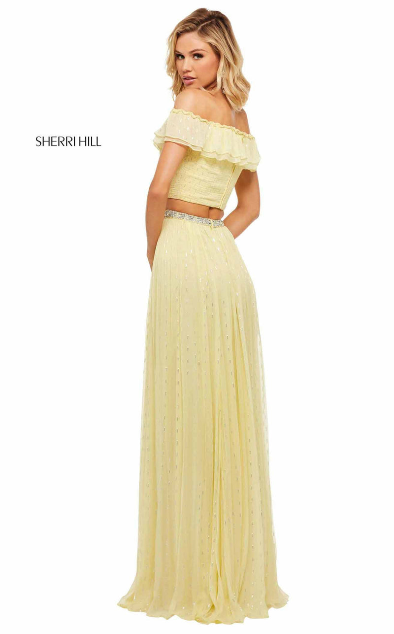 Sherri Hill 52800 Yellow