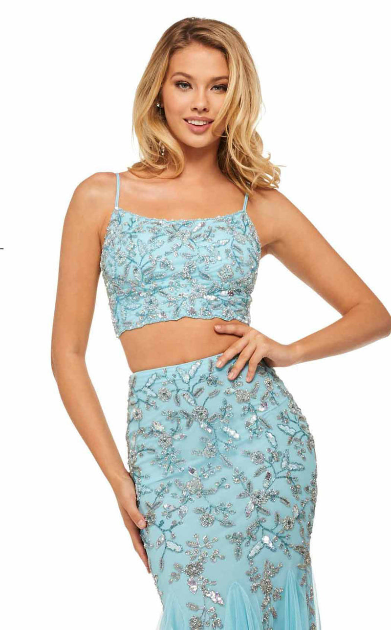 Sherri Hill 52808 Light Blue