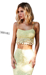 Sherri Hill 52810 Light Yellow