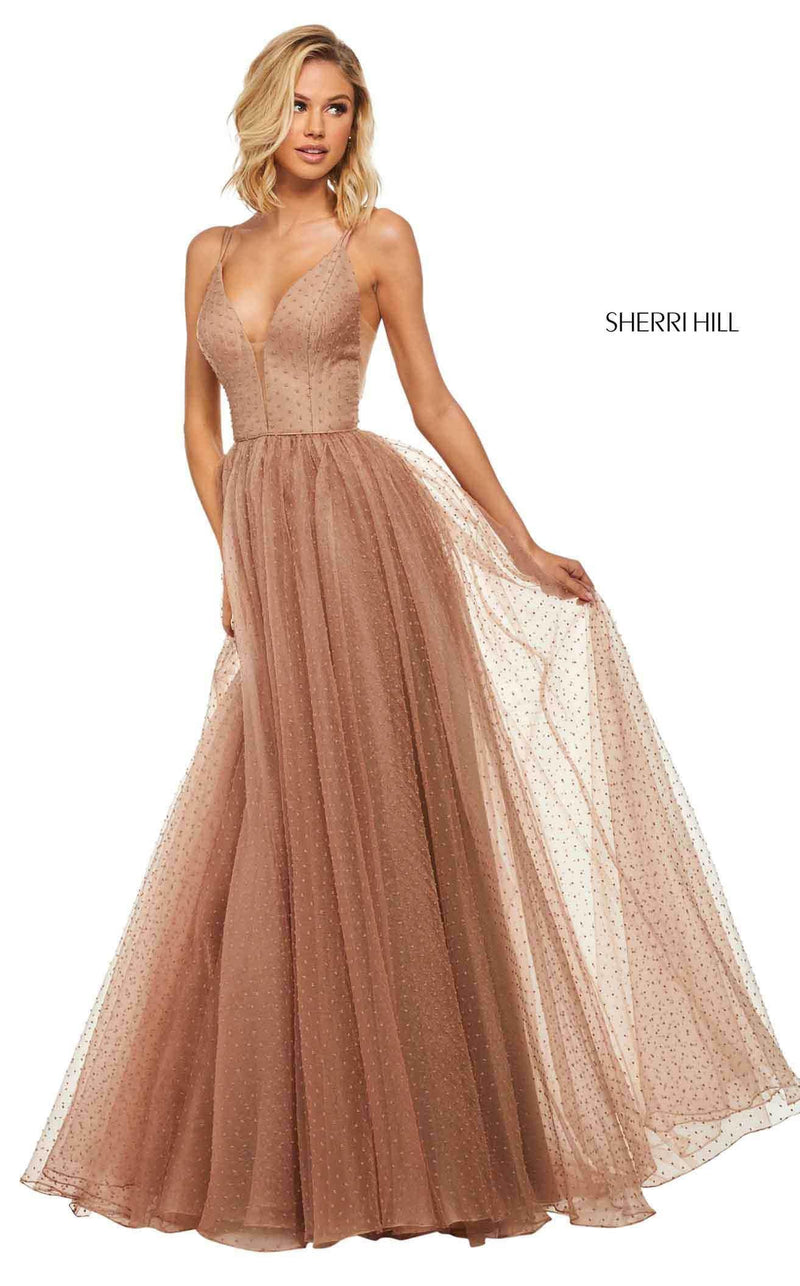 Sherri Hill 52812 Dark-Nude